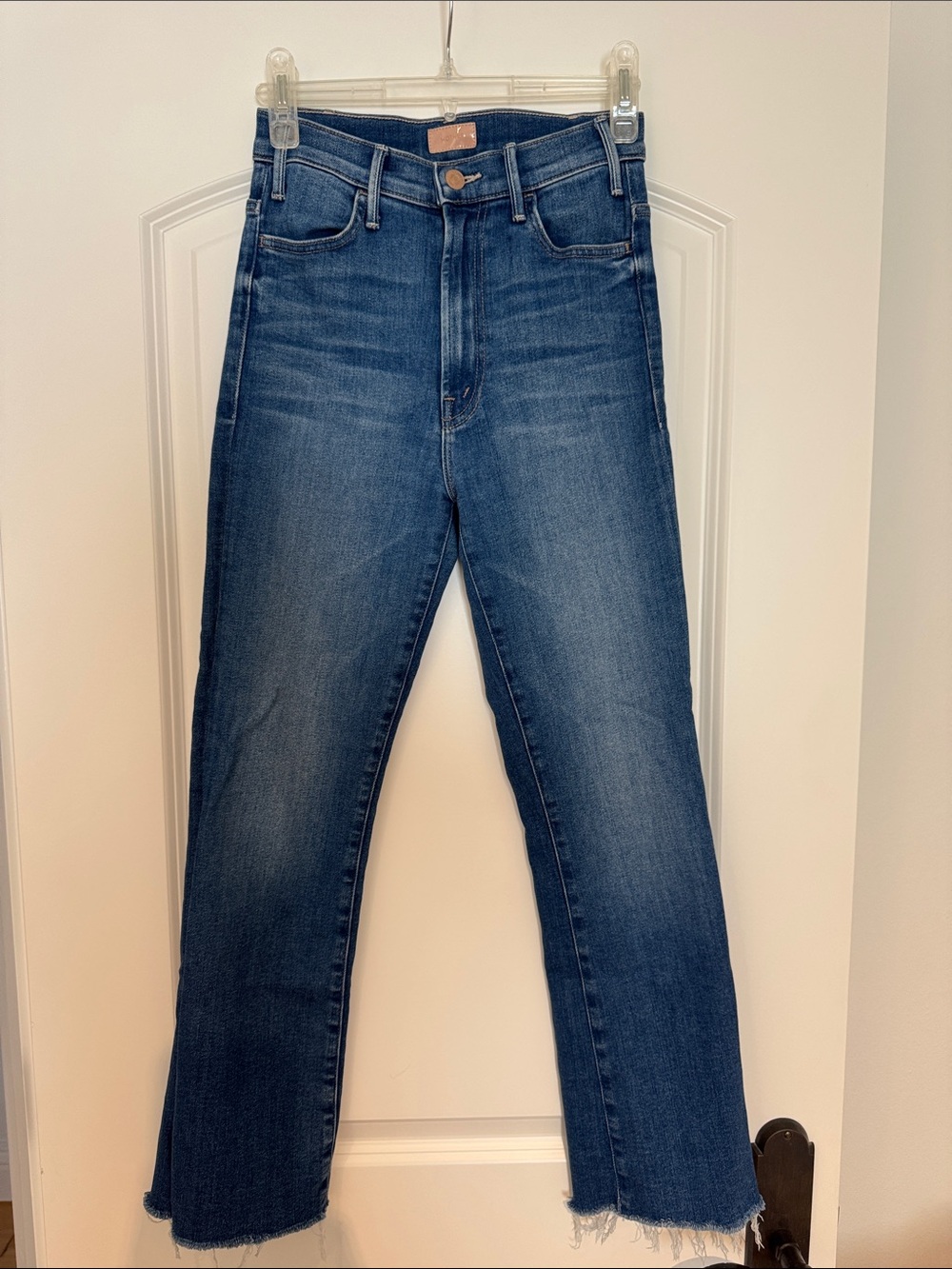 Mother Denim - The Hustler Ankle Fray High-Rise Straight Jeans - Women